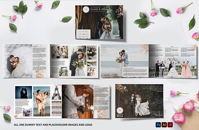 Wedding Booklet/Brochure advertisement booklet branding brochure catalogue design digital flyer graphic design illustration print ui