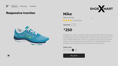 ShoeMart (e-commerce web design) app branding design ui ux