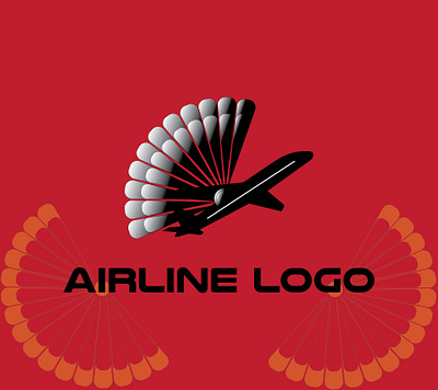 Concept:- Airline Logo-Unused brand identity branding design graphic design illustration illustrator logo logo design ui vector