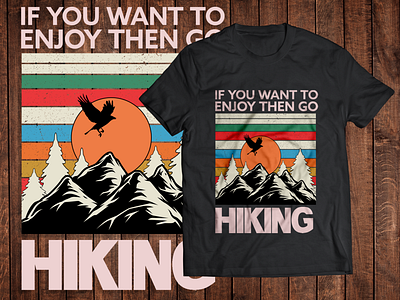 Hiking T-Shirt|Quote T-shirt|Vacation 3d animation branding design graphic design illustration logo motion graphics t shirt t shirtdesign tshirt typography ui