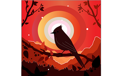 Birdie graphic design illustration vector