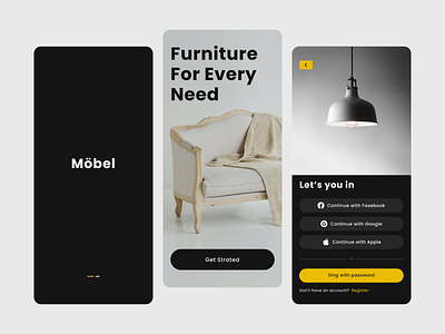 Furniture - App design app branding furniture ui ux