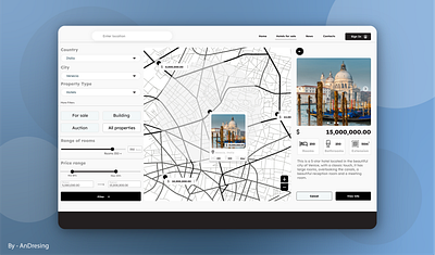 Search Hotels app web design ui ux web web desing