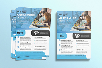 Flyer agency agency flyer agency flyer design business business card business flyer business flyer design design flyer illustrator label design logo design photoshop