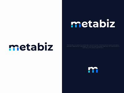 MetaBiz- Redefining Business Consulting Solutions Logo brand identity business business consulting consulting futuristic design logo logo design metabiz metabiz logo minimal logo minimalist