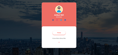 Day 06 (Profile-Card) dailyui day 06 profile card design ui