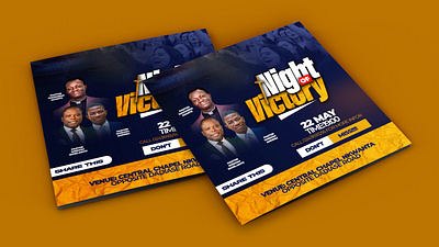 church flyer template design graphic design