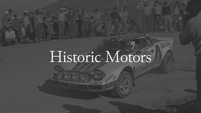 Historic Motors — digital magazine mobile app concept design graphic design retro typography ui ux vintage