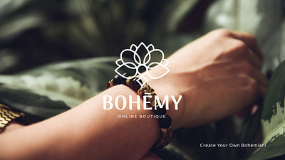 Bohemy Jewelry - Naming & Brand Identity, Packaging billboard brand identity branding design jewelery logo naming social media