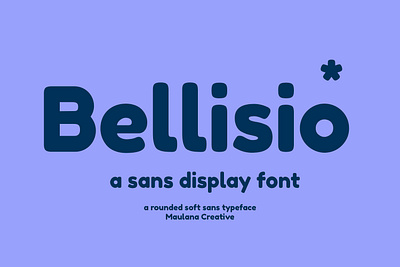 Belissio Rounded Soft Sans Typeface animation branding font fonts graphic design logo nostalgic