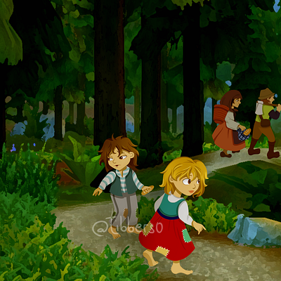 Hansel and Gretel illustration