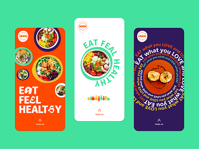 Nutrio - Healthy Food Delivery - Brand Identity artwork branding colours design graphic design logo ui vector