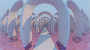 Blender liminal space by Lancelot Bercot-Duflos on Dribbble