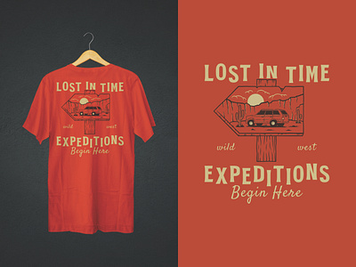 Desert Expeditions T Shirt Design design graphic design illustration t shirt vector