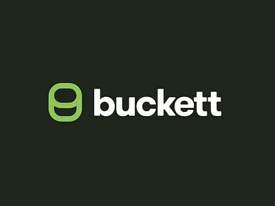 Buckett Financial App Concept app brand branding bucket digital finance green icon logo modern simple subtle