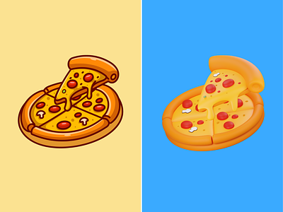 Pizza🍕 3d design beef blender bread breakfast cafe cartoon cheese fast food food icon illustration logo lunch menu pizza restaurant sausage slice topping