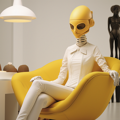 Somewhere in the furniture store alien
