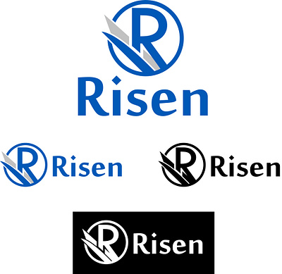 logo risen graphic design logo