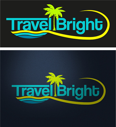 logo travel bright graphic design logo