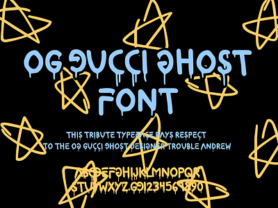 OG GUCCI GHOST FONT 9cholz font foundry typeface