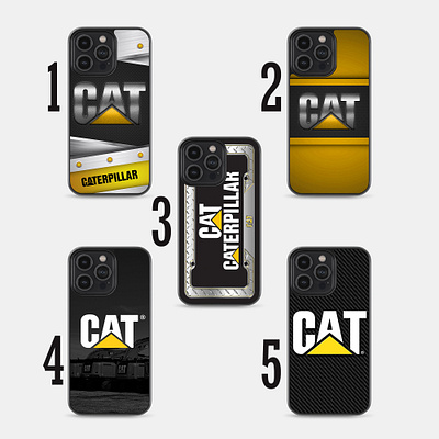 Cat Caterpillar iPhone X 11 12 13 14 Pro Max Case bmw cat caterpillar design graphic design illustration iphone 14 pro max logo