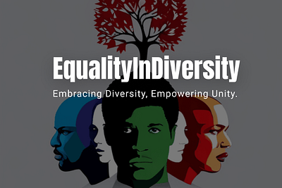 Equality In Diversity Thumbnail design illustration images logo typography