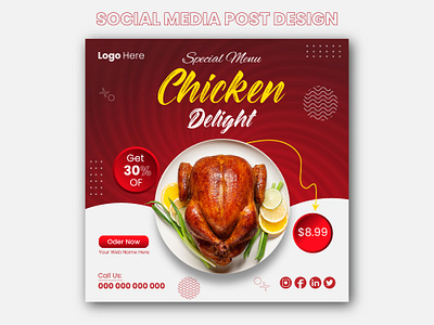 Social Media Delicious Food Design food discount ramadan design