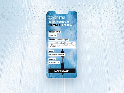 Confirm Reservation - D54(2019 work) app color dailyui graphic design layout mobile app patterns reserve confirmation uiux