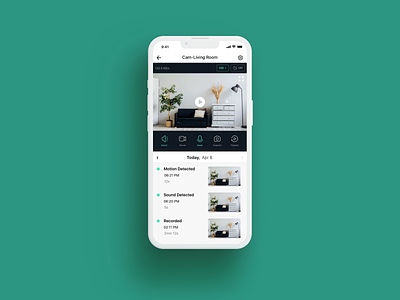 Video Player - D57 (2019 work) 100dailyui app dailyui mobile player smart camera smart home uiux video player