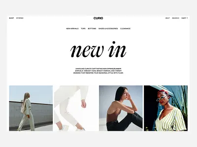 Curio - Category Page category ecommerce fashion