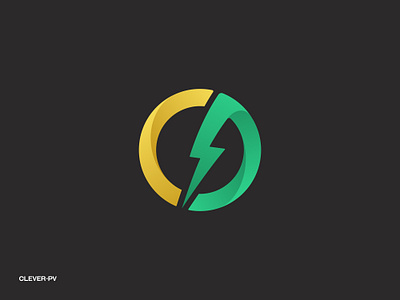 Clever-PV | Energy Logo | C Logo 3d brand identity branding c c design corporate logo design energy graphic design illustration logo logotype minimal modern typography ui wordmark