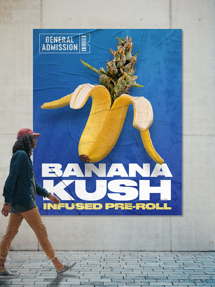 General Admission Banana Kush by Dennis Murdick on Dribbble