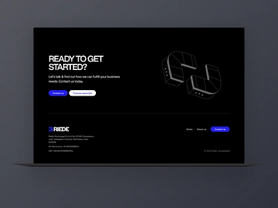 Web design - Riede Engineering beautiful branding dark mode design engineering graphic design identity illustration product design typography ui ux web design