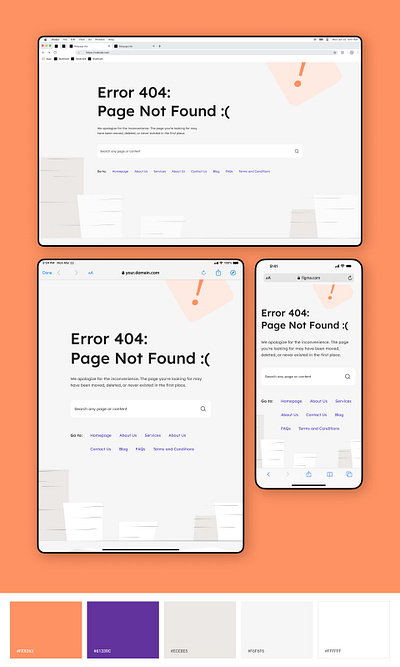 404 Error Page | UI/UX Design | #Daily UI Challenge 404 app dailyui design error page ui ux web web design website