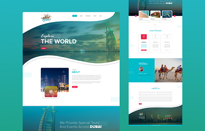 Travel Agency Landing Page UI app design app ui design graphic design produ product design ui ui design uiux ux design web design