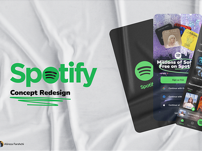 Spotify - concept redesign app appdesign appredesign dark darkmode darktheme design designinspiration exploremusic musicapp musicdiscovery musicmoods redesign spotify spotifyredesign ui uiimprovement userexperience ux uxdesign