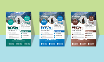 Traveling Flyer design business card business flair corporate flair flair design flyer design graphic design illustration travel traveling flyer