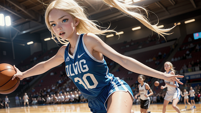 Basketgirls 3d animation graphic design motion graphics