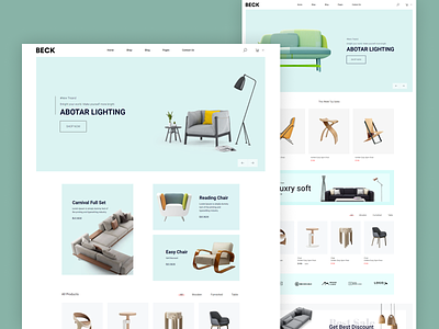 Furniture Store HTML Template - Beck store