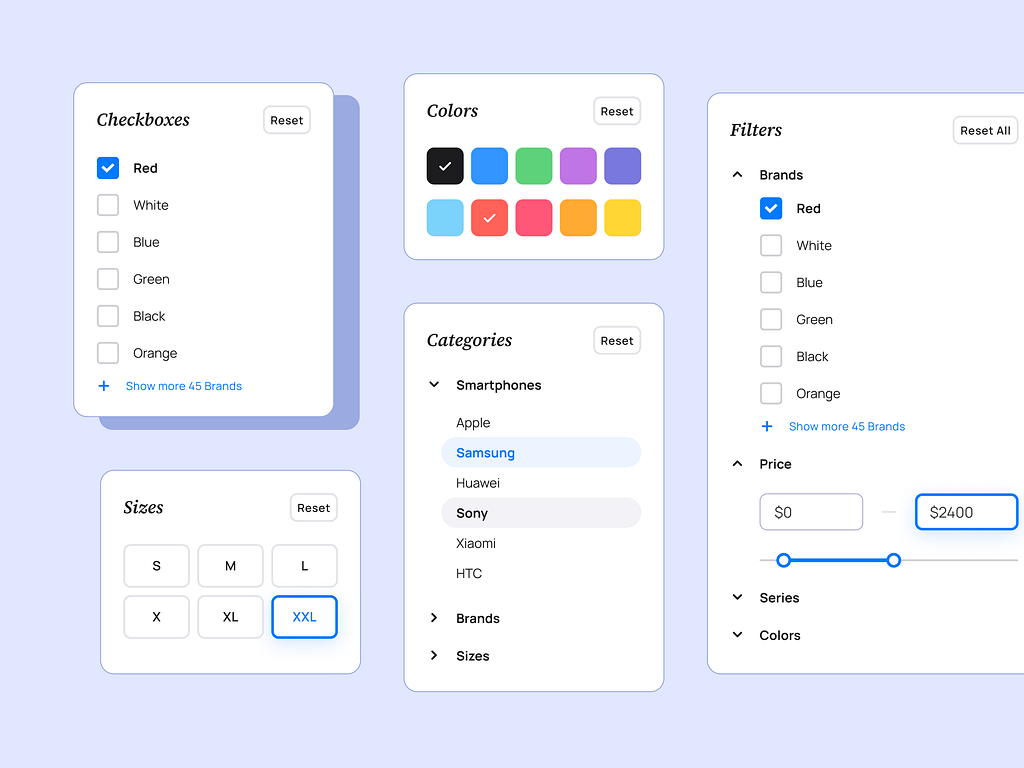 Unlocking the Power of Filter UI Design: Use Cases and Examples by ...