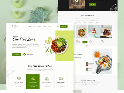 Restaurant Website UI app app design branding design figma graphic design illustration logo ui ux