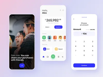 Payment Mobile App app branding clean clean ui design home page mobile mobile app money transfer mvp payment product design start up transfer ui ui design ux ux design wallet