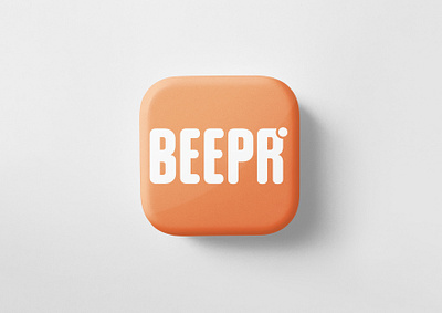 Beepr App Rebranding app branding design graphic design identity illustration logo logo design typography ui ux vector