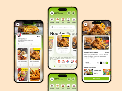 Food Delivery App UI app app design app ui design app mobile mobile app ui ux