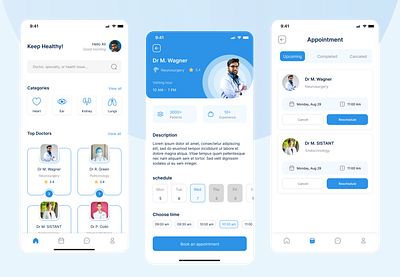 Doctor Appointment app appointment appointment app branding doctor doctor app doctor appointment graphic design ui ux