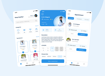 Doctor Appointment by ali moslehi on Dribbble