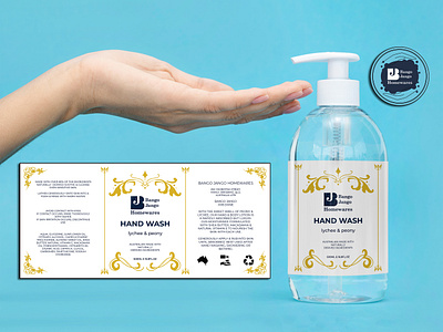 Bango Jango Hand Wash Label Design adobe illustrator adobe photoshop advertising brand brand identity branding branding design design graphic design label label design label mockup logo product label