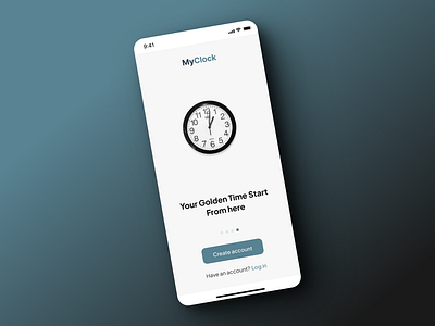 UI Design - MyClock App app app design application clock app dailyui design figma figma design illustration ui uidesign uiux ux website design