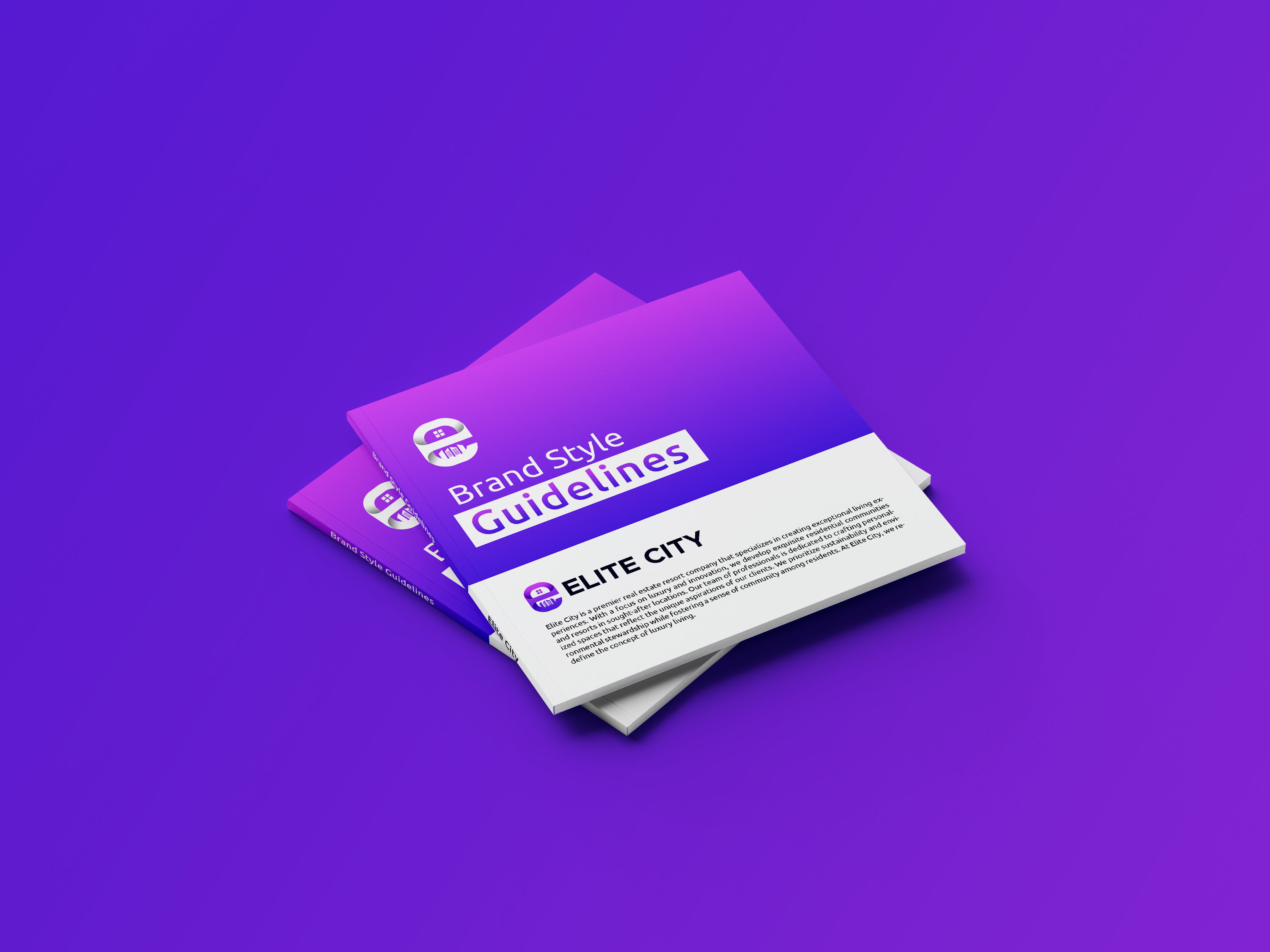 Logo Design, Brand Guidelines, Brand Identity. brand guidelines brand identity brand style guide branding creative logo elite city graphic design home illustration letter e lettering logo logo design logo designer logo maker modern logo realestate vector