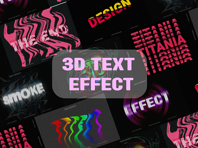 3d style editable psd text effect 3d text editable effect